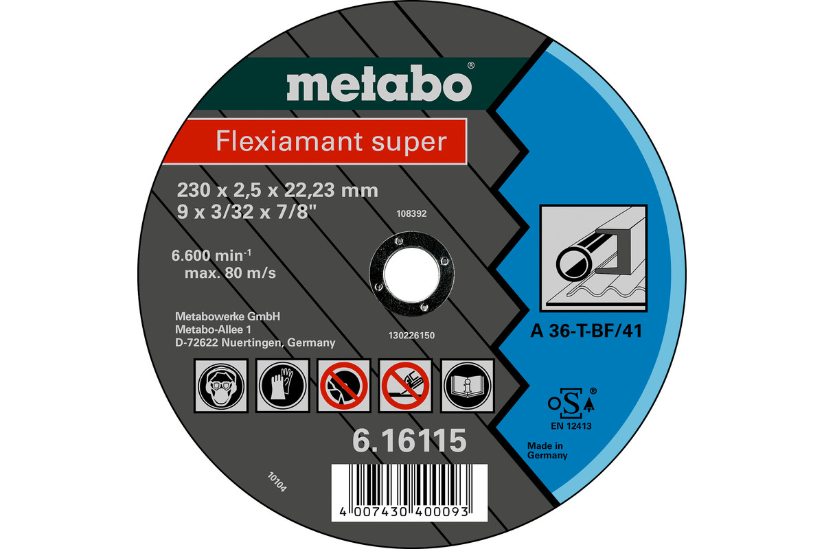 Flexiamant super 115x2,0x22,23 Stahl, TF 42 (616100000) 