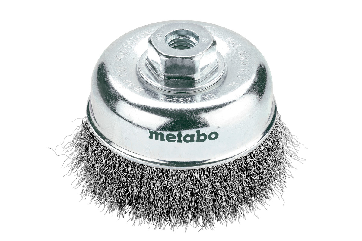 Topfbürste 100x0,3 mm/ M 14, Stahl, gewellt (623719000) 