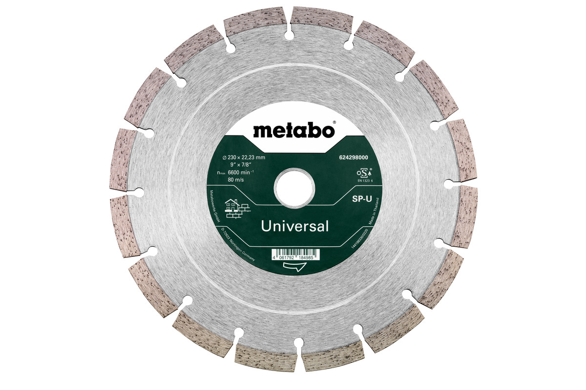 Diamanttrennscheibe - SP - U, 230x22,23mm / B (624298000) 
