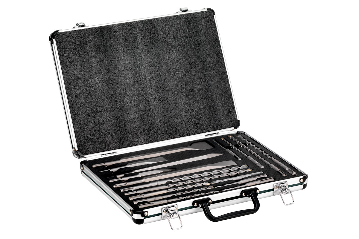 SDS-plus Bohrer-/Meisselset SP,17-teilig, im Alukoffer (628414000) 
