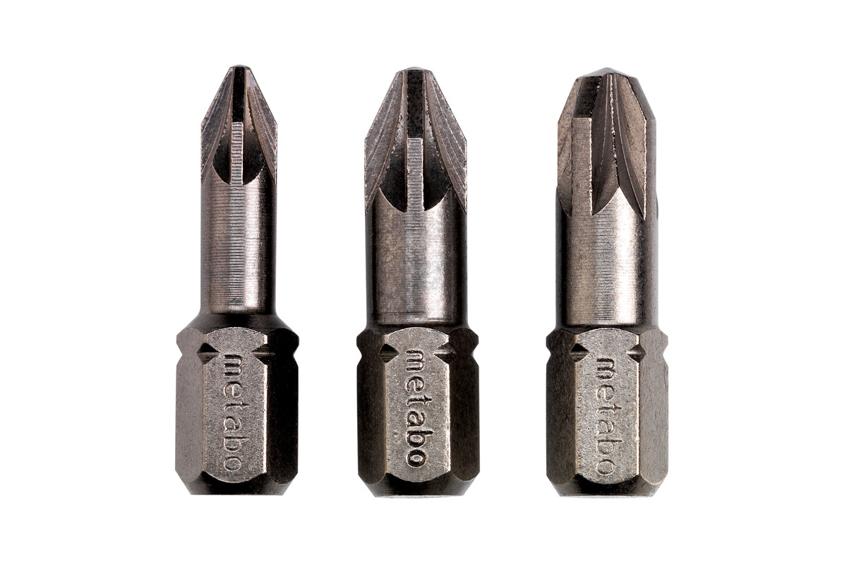 3 Bits Pozidriv PZ 1/ 2 / 3 Torsion (628538000) 