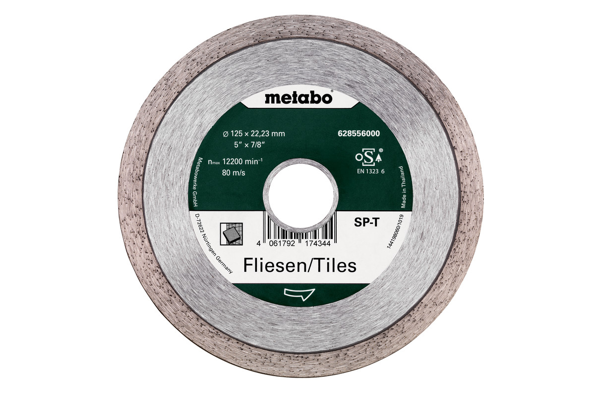 Diamanttrennscheibe SP - T, 125x22,23 mm, Fliesen (628556000) 