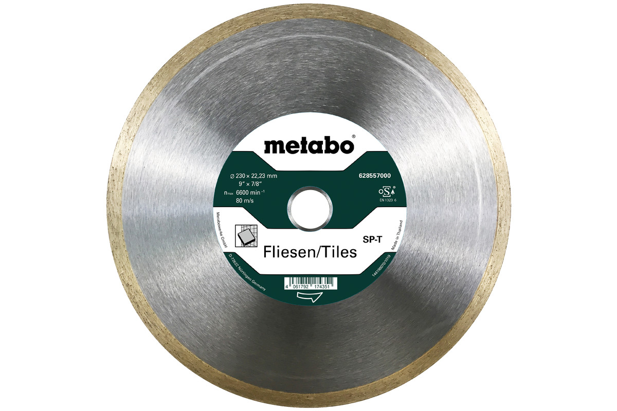 Diamanttrennscheibe SP - T, 230x22,23 mm, Fliesen (628557000) 