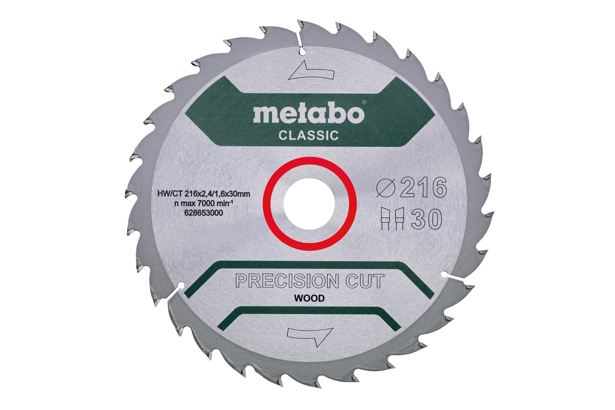 Sägeblatt "precision cut wood - classic", 216x30 Z30 WZ 22° /B (628653000) 