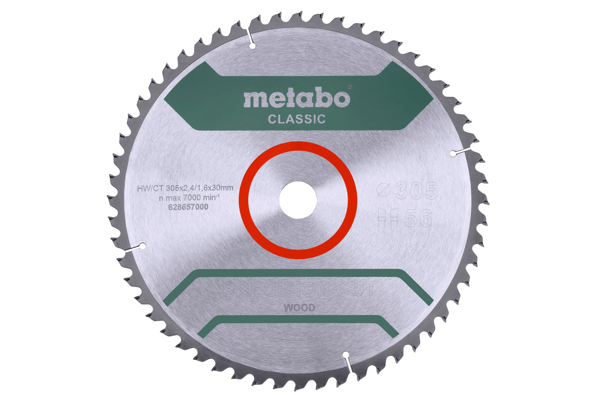 Sägeblatt "precision cut wood - classic", 305x30 Z56 WZ 5°neg /B  (628657000) 