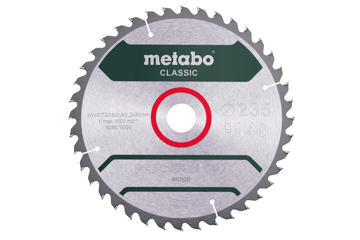 Sägeblatt "precision cut wood - classic", 235x30 Z40 WZ 15° (628679000) 