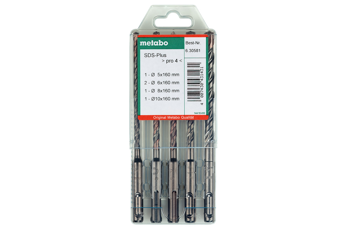 SDS-plus Pro 4-Bohrersatz 5-teilig (630581000) 
