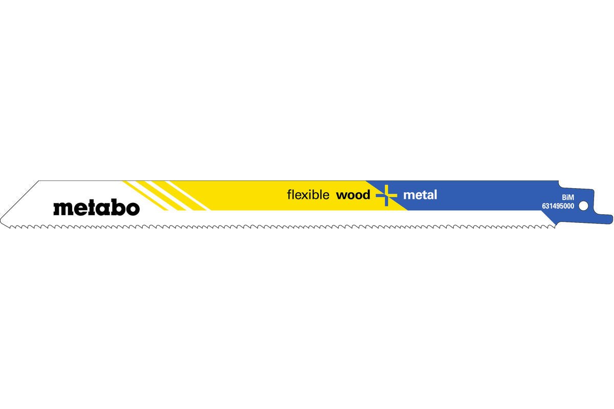 5 Säbelsägeblätter "flexible wood + metal" 225 x 0,9 mm (631495000) 