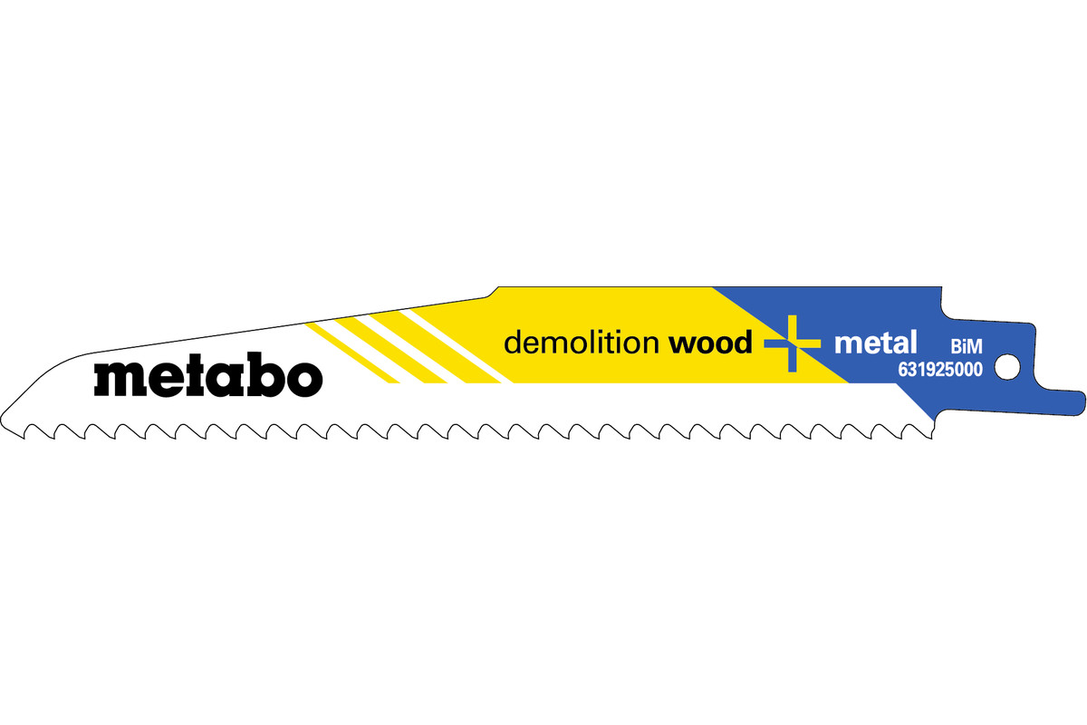 5 Säbelsägeblätter "demolition wood + metal" 150 x 1,6 mm (631925000) 