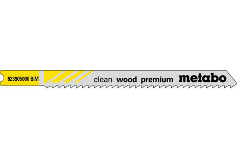 5 U-Stichsägeblätter "clean wood premium" 82/2,5mm (623905000)