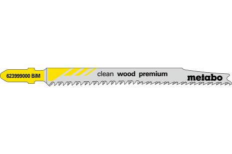 5 Stichsägeblätter "clean wood premium" 93/ 2,2 mm (623999000) 