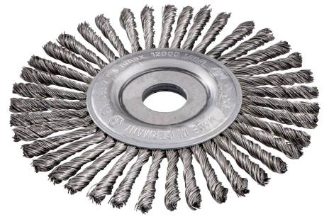 Rundbürste 125x0,5x6 /22,23 mm, Stahl, gezopft (626815000)