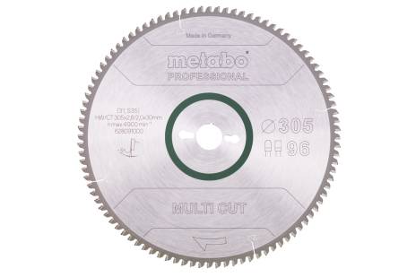 Sägeblatt "multi cut - professional", 305x30, Z96 FZ/TZ, 5°neg. (628091000) 