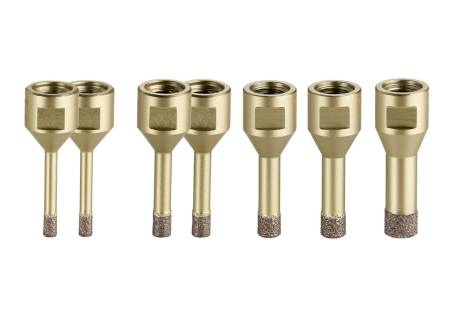 Fliesen-Diamantbohrkronen-Set "Dry", 7-teilig, M 14 (628321000) 