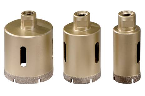 Fliesen-Diamantbohrkronen-Set "Dry", 3-teilig, M 14 (628322000) 