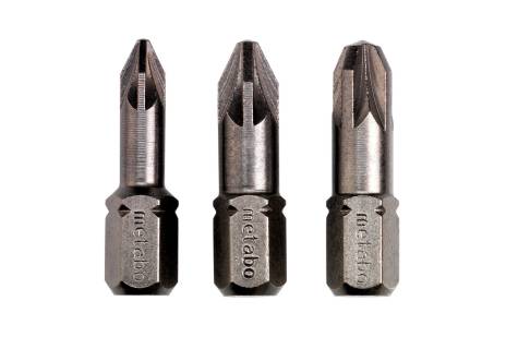 3 Bits Pozidriv PZ 1/ 2 / 3 Torsion (628538000) 