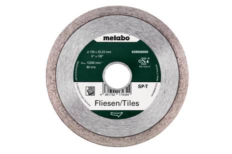 Diamanttrennscheibe SP - T, 125x22,23 mm, Fliesen (628556000) 