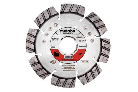 Diamanttrennscheibe 115x22,23mm, "CP", Beton "professional" (628570000)
