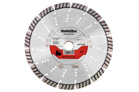 Diamanttrennscheibe 230x22,23mm, "CP", Beton "professional"  (628574000) 