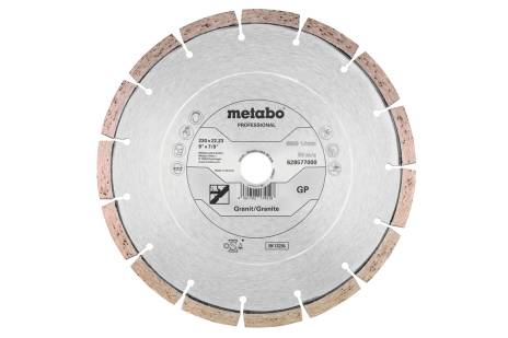 Diamanttrennscheibe 230x22,23mm, "GP", Granit "professional" (628577000) 