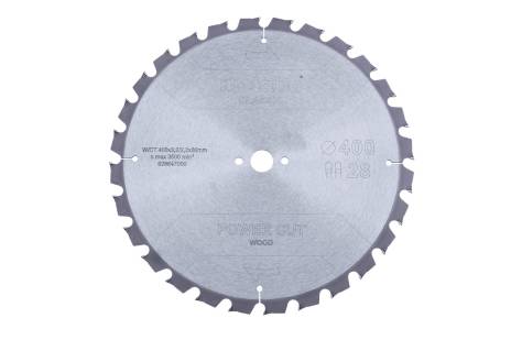 Sägeblatt "power cut wood - classic", 400x30 Z28 TZ 15° (628647000)