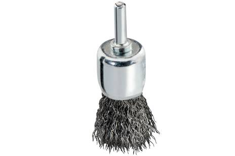 Pinselbürste 25x0,3 mm/ 6 mm, Stahl gewellt (630554000)