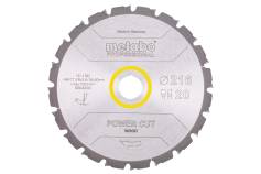 Sägeblatt "power cut wood - professional", 216x30, Z20 WZ 5° neg. (628230000) 